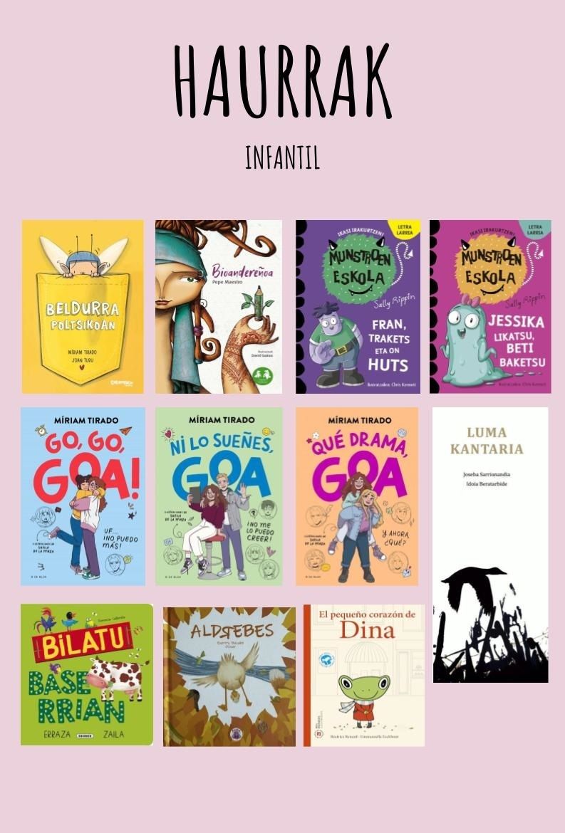 Novedades en literatura infantil (0-12 años)