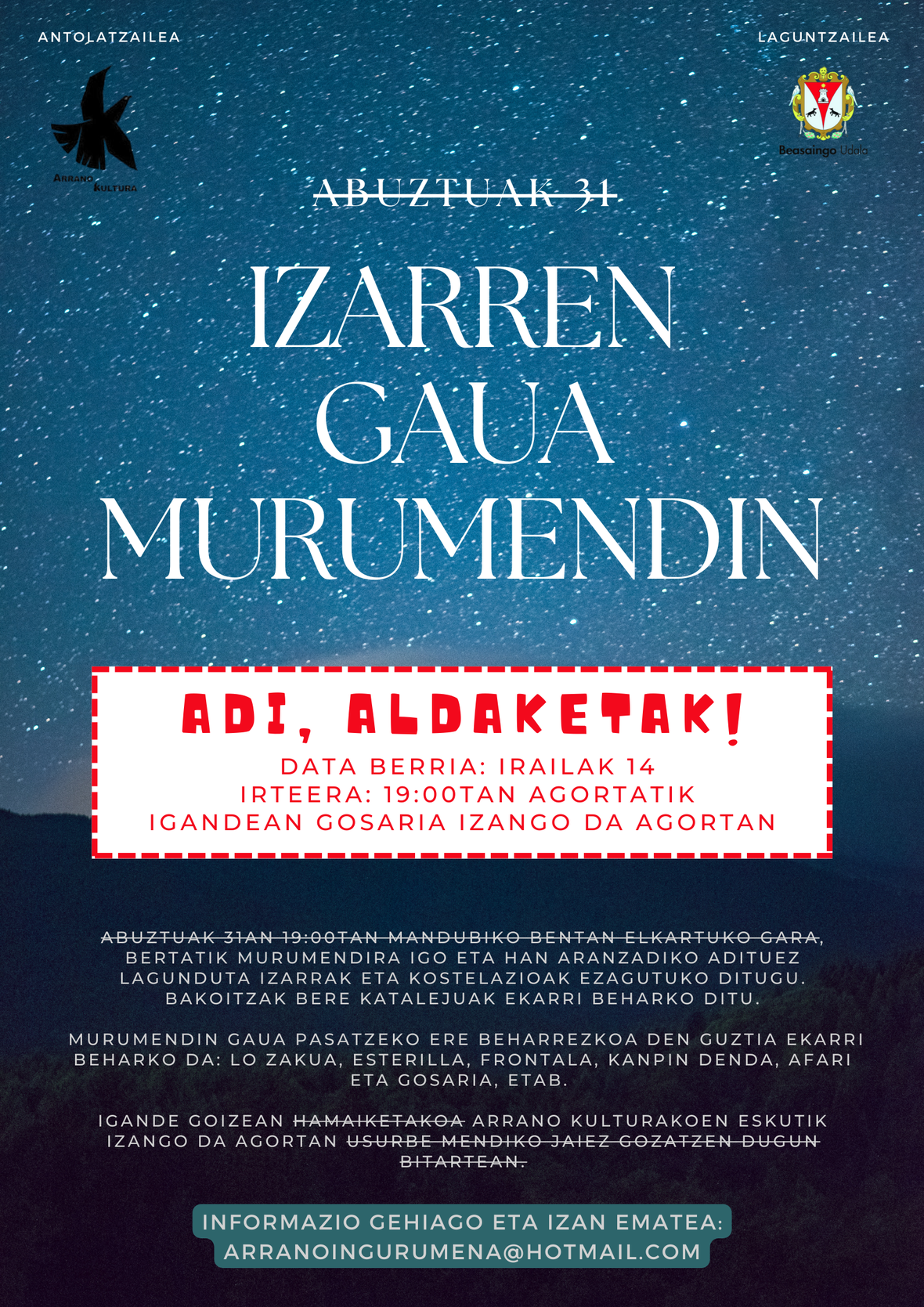 IZARREN GAUA MURUMENDIN