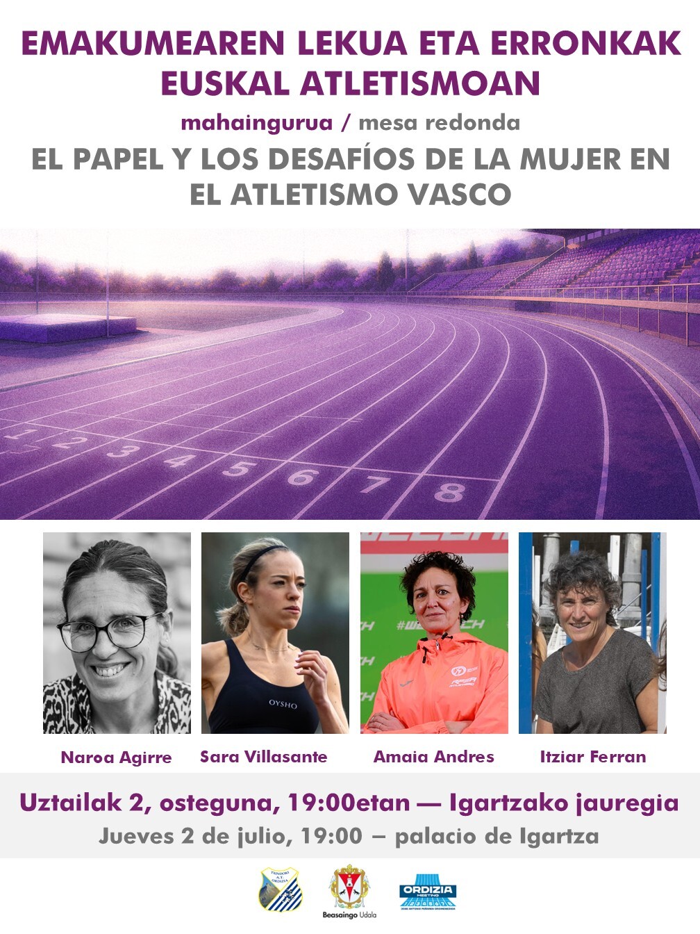 kartela mahaingurua emakumeak euskal atletismoa