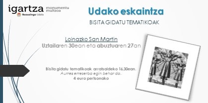 Udako eskaintza 2021 San Martin de Loinaz Eus