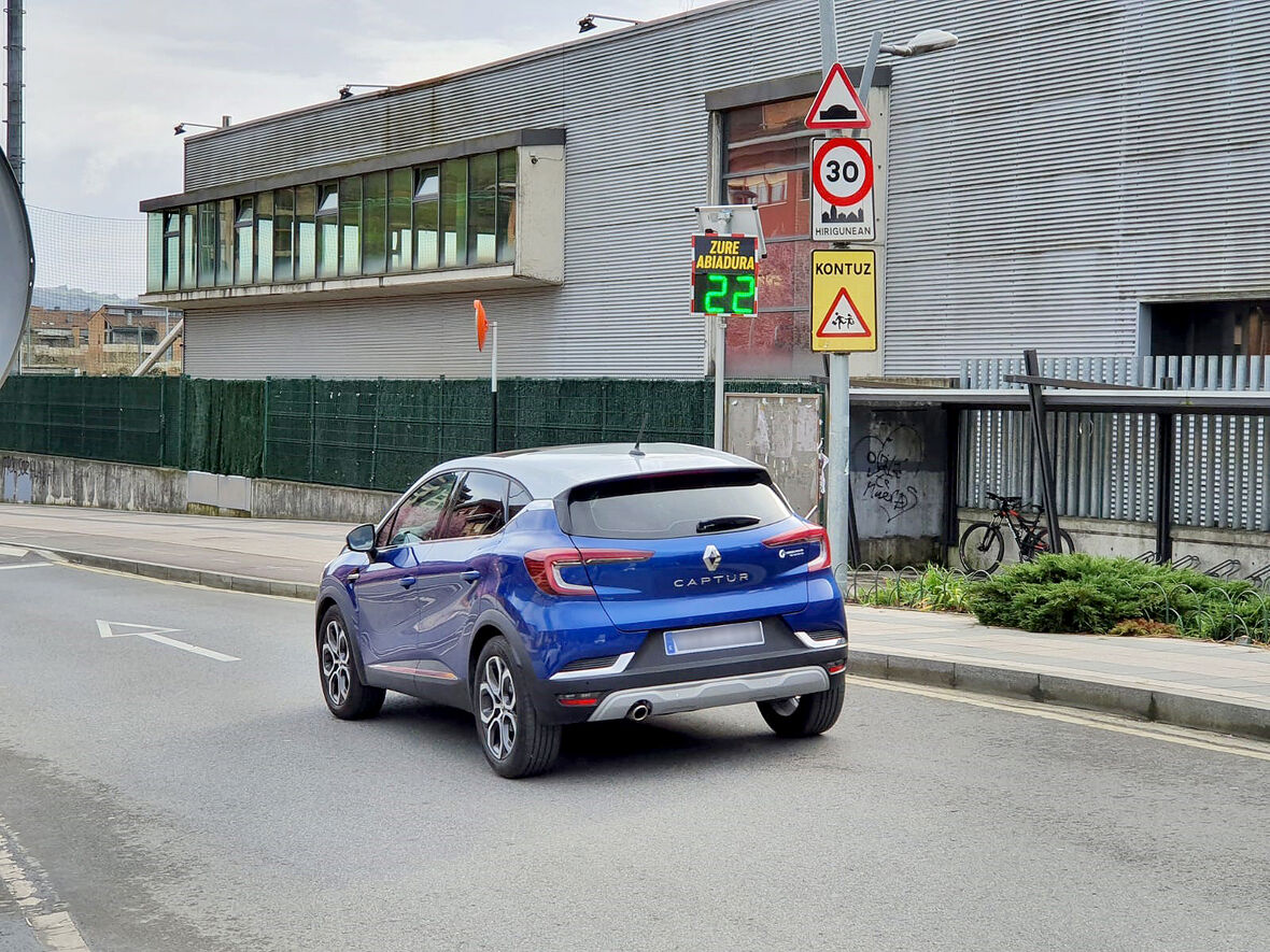 Trenbide, Ezkiaga eta Igartza Oleta kaleetan gainditzen da gehien abiadura muga