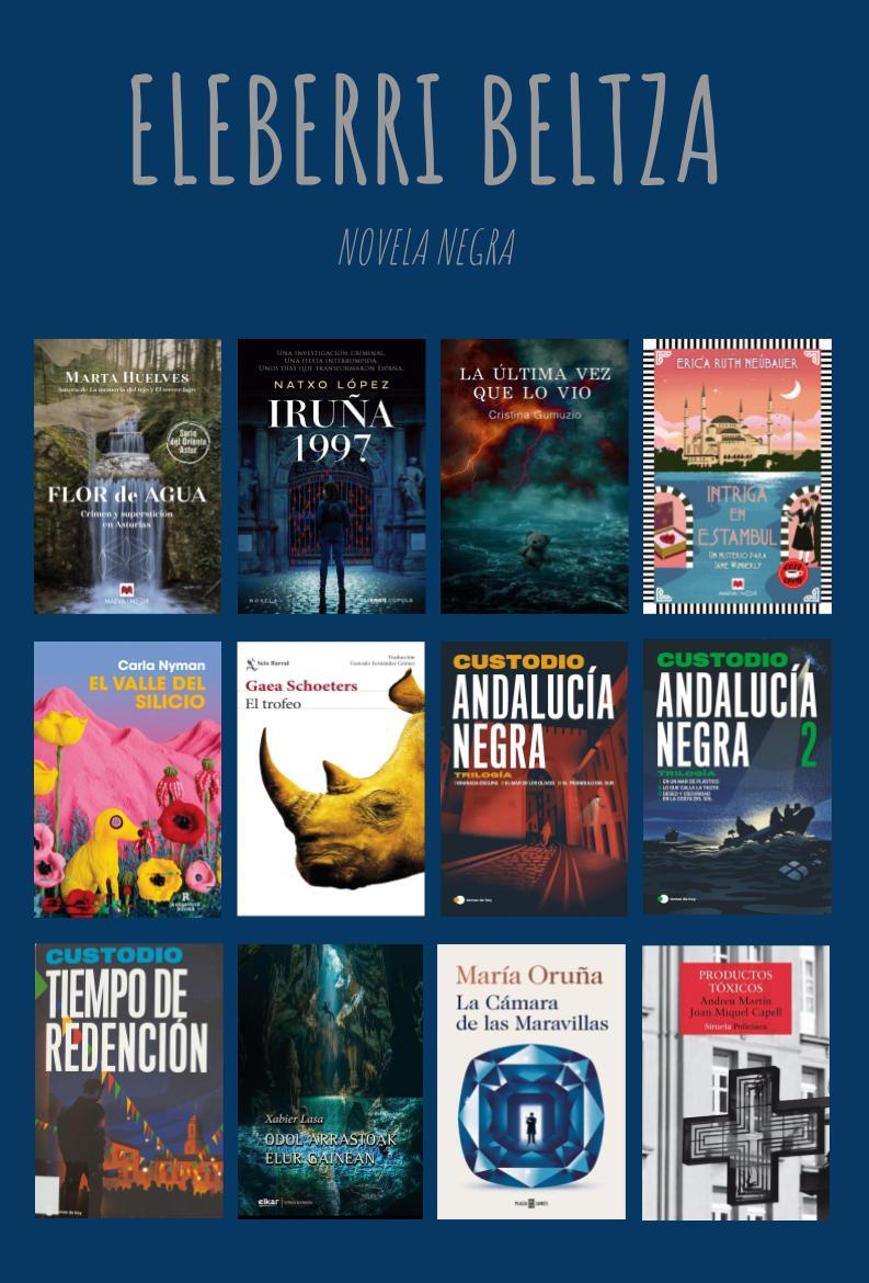 Novedades en novela negra