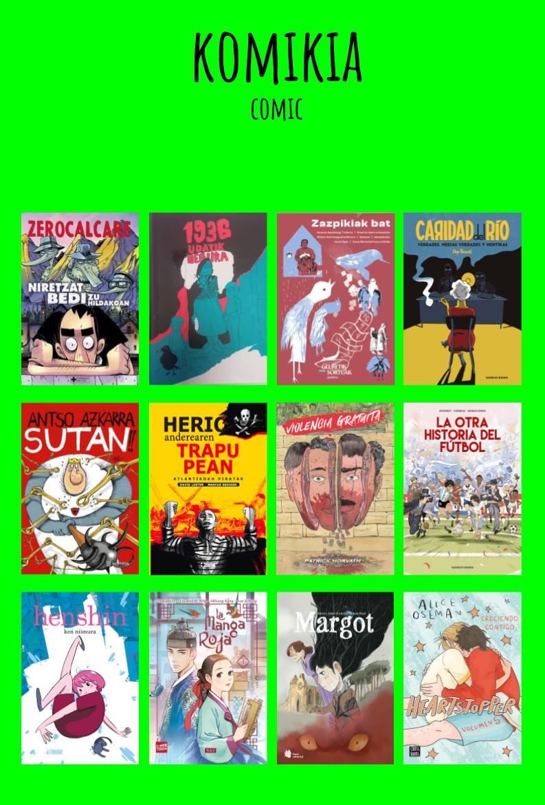 Novedades en comic