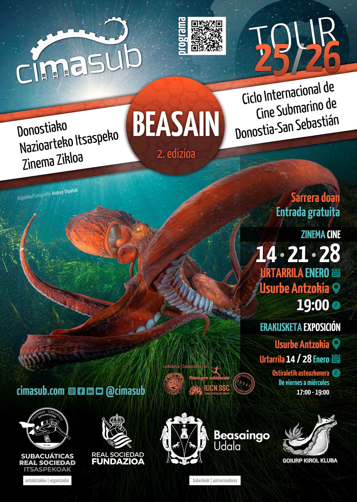 Cartel CIMASUB TOUR 25 26 BEASAIN web