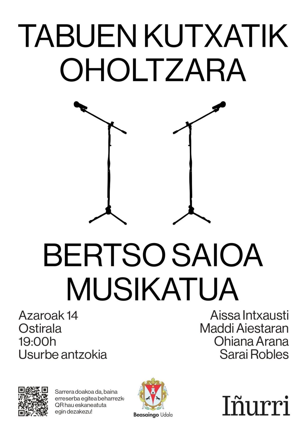 BERTSO SAIOA KARTELA LOGOA
