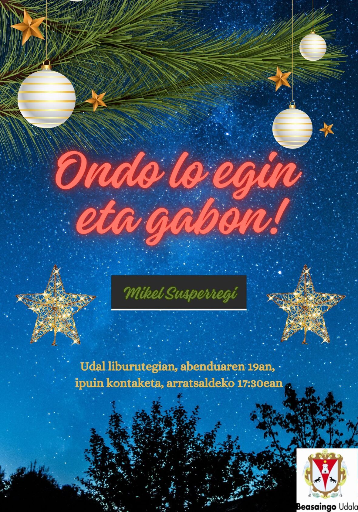 Ondo lo egin eta gabon