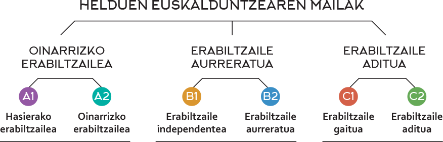 helduen euskalduntzearen mailak