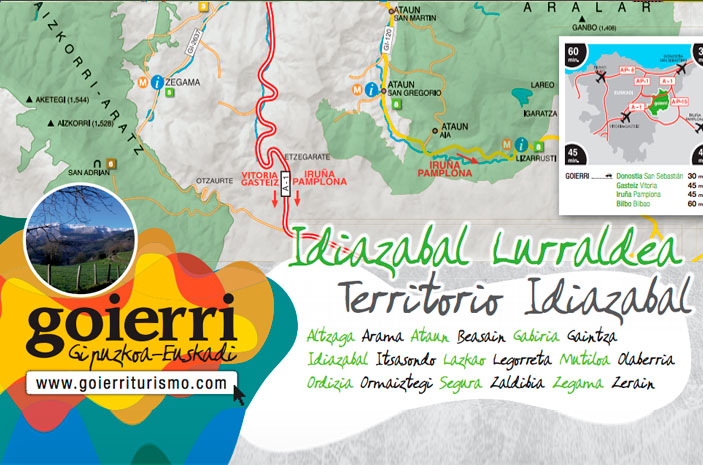 goierriko mapa turistikoa
