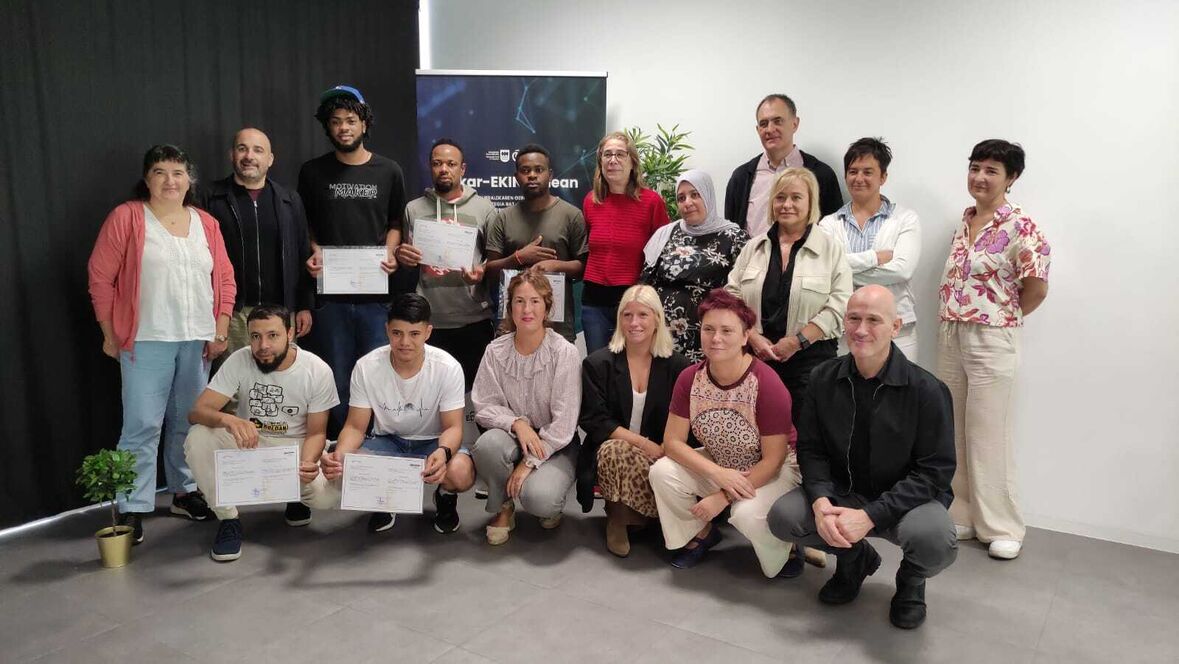 Reconocimiento a las personas que han realizado un curso formativo para la inserción laboral