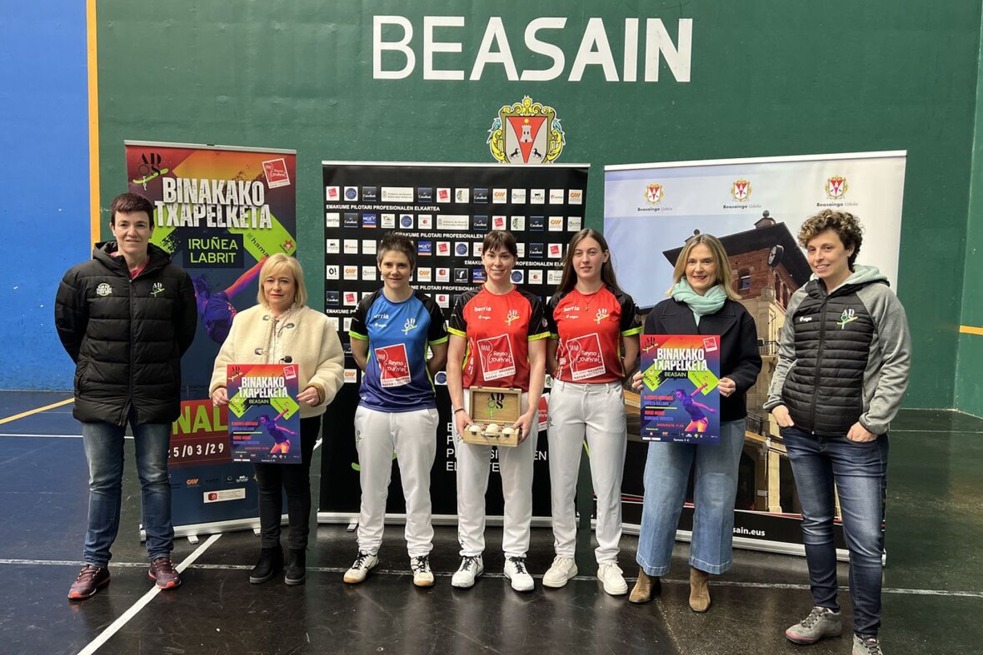 Emakumeen binakako pilota txapelketako jardunaldi erabakigarria jokatuko da Beasainen