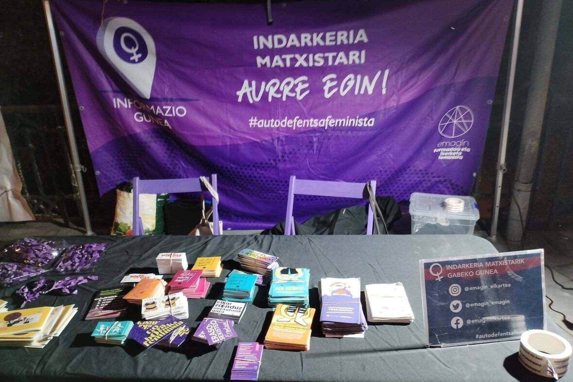 Indarkeria matxistaren prebentziorako baliabideak Loinatz Jaietan