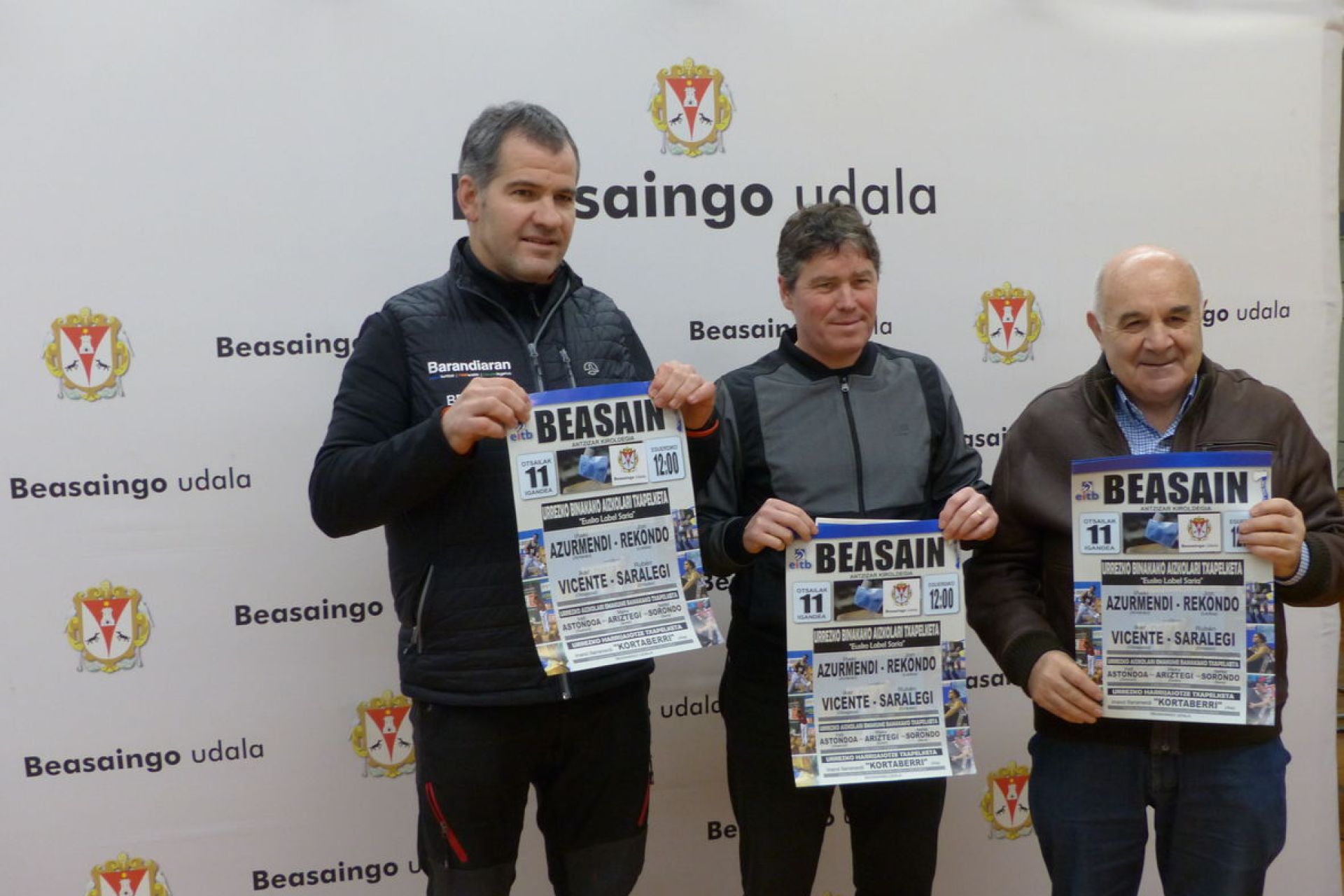 Maila goreneko aizkolariak igandean Beasainen