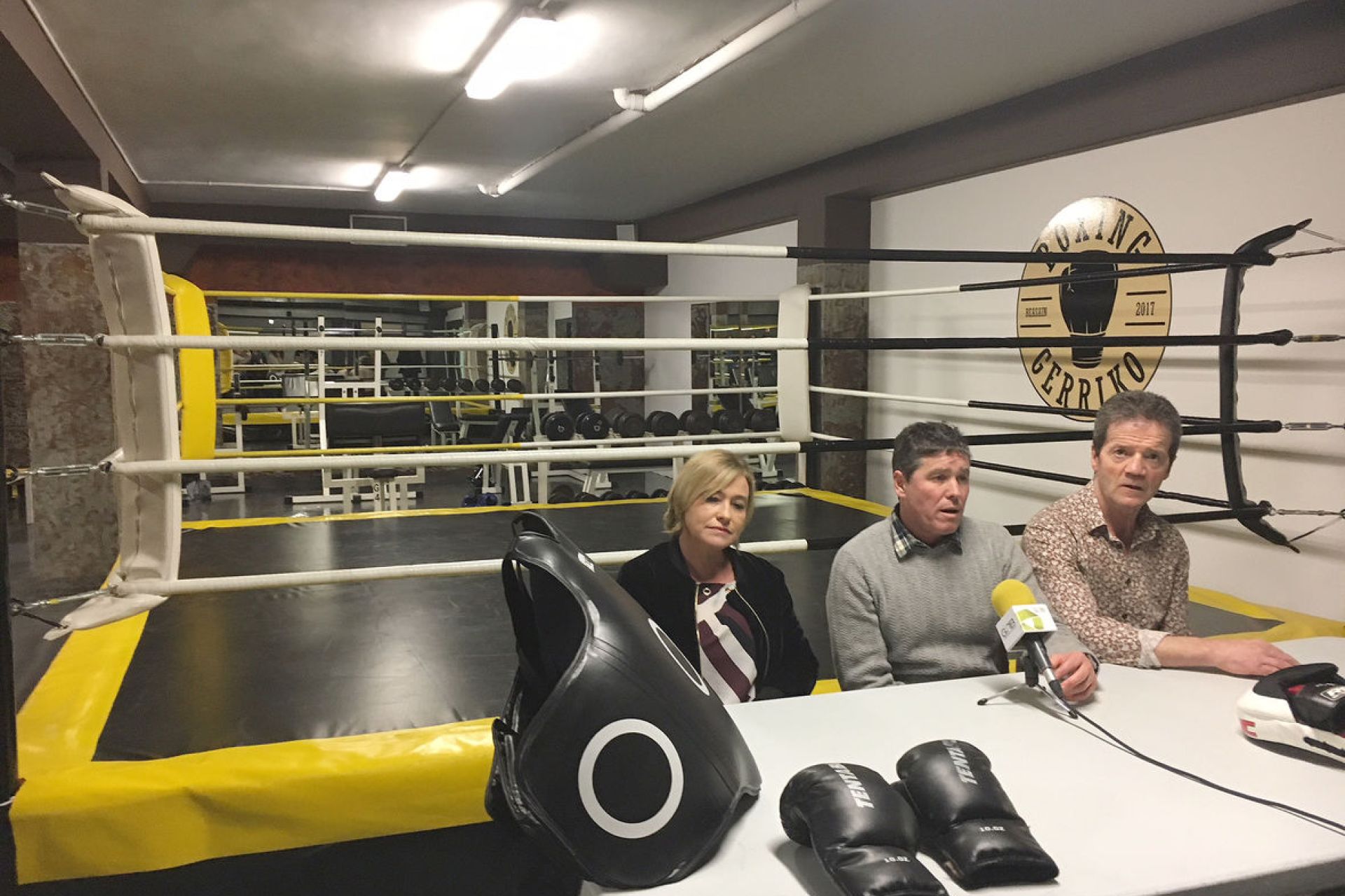 Boxing gimnasio berria estreinatu da Antzizar Kiroldegian