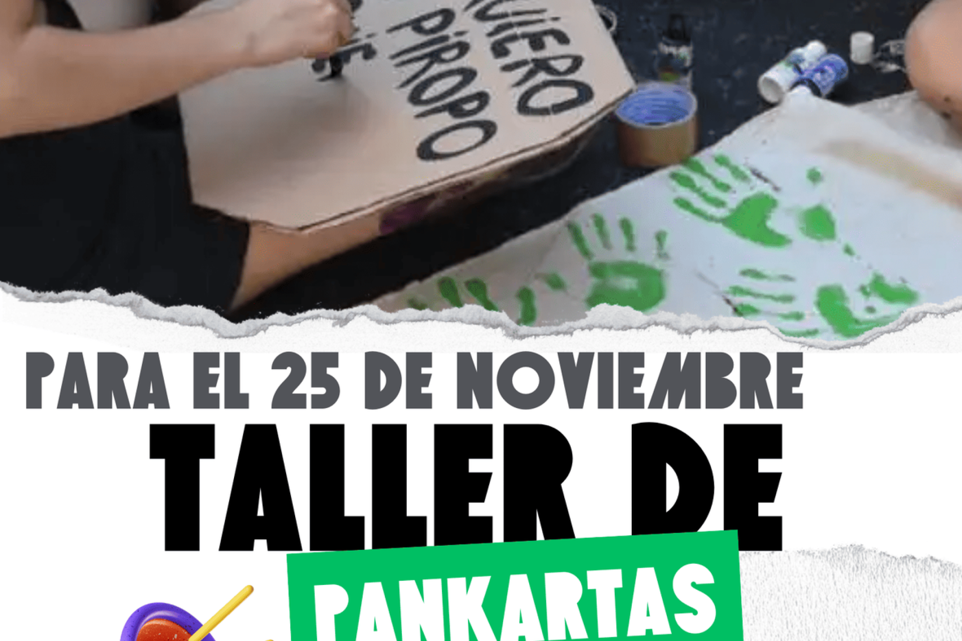 Taller de pancartas