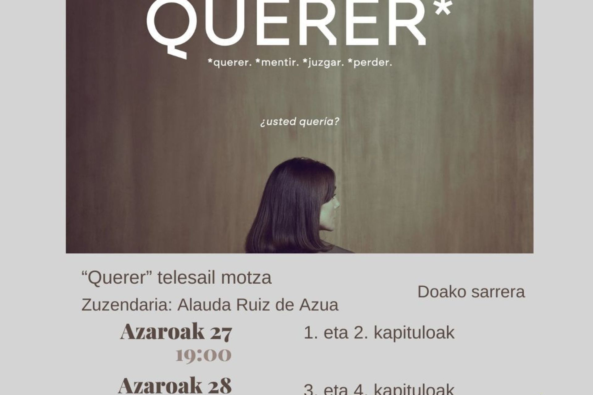 Querer telesaila Usurbe Antzokian