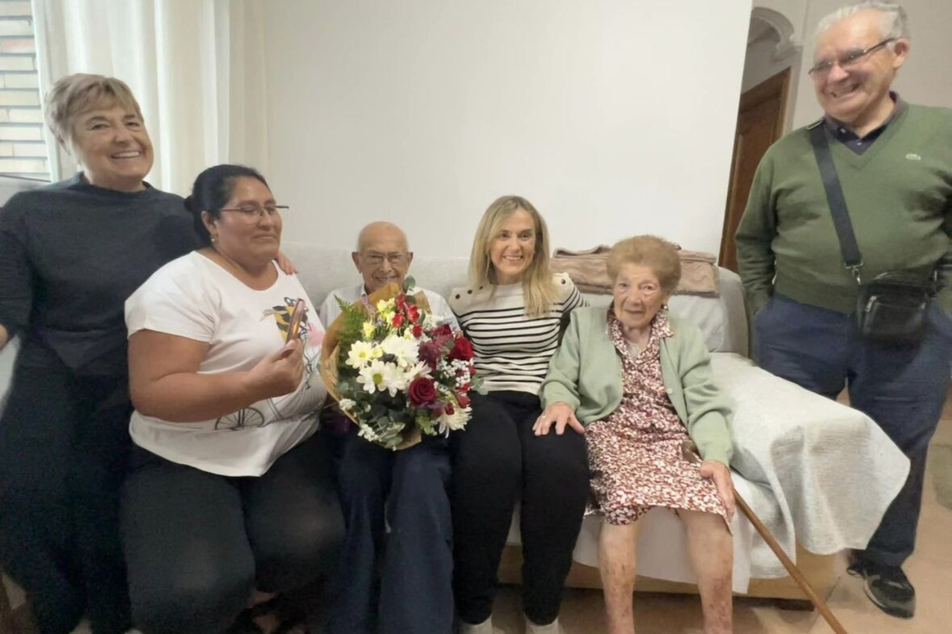 Vicente Vega cumple 103 años