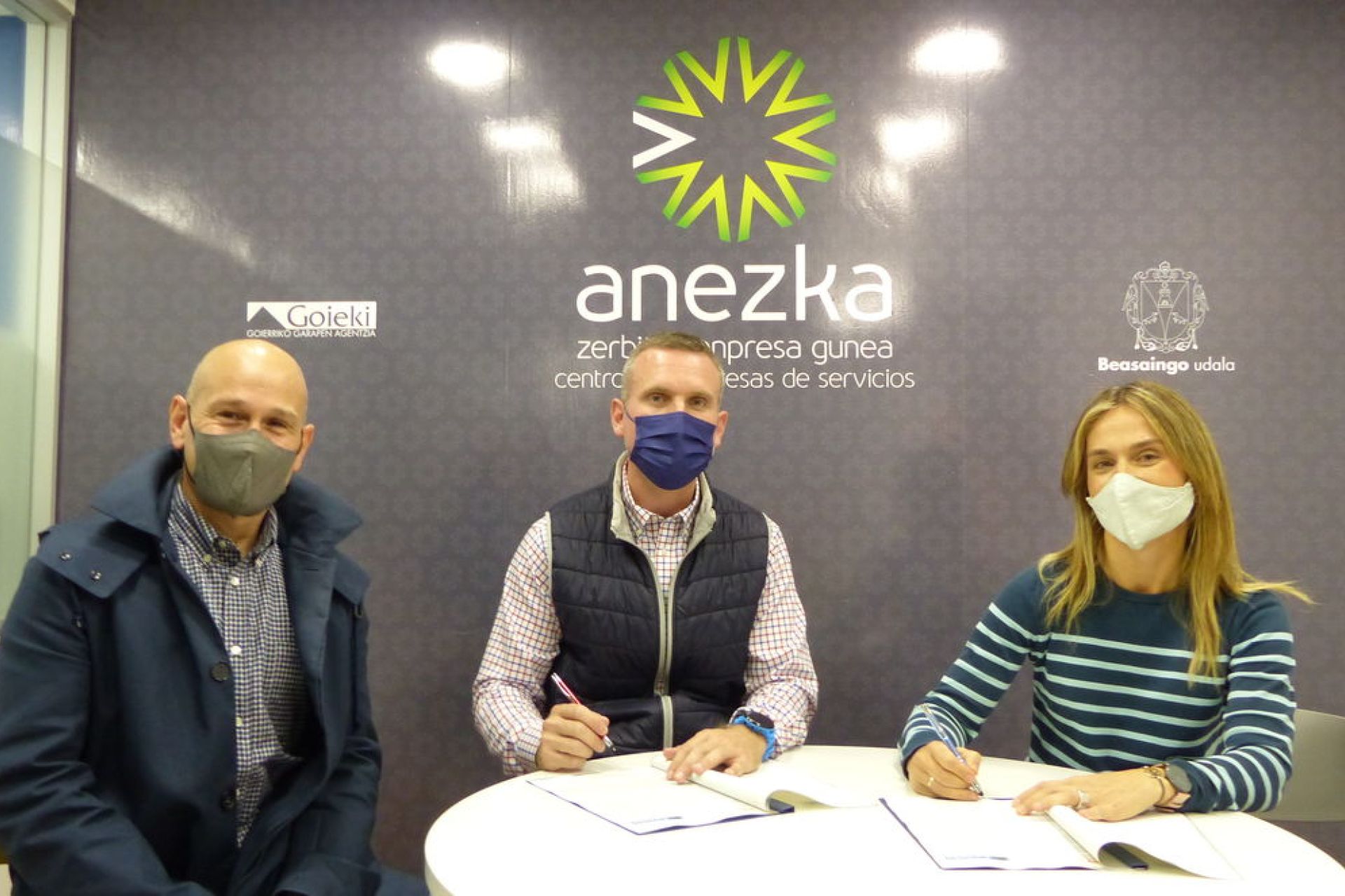 Udalak eta Goiekik Anezka ekintzaileentzako egoitza kudeatzeko hitzarmena berritu dute